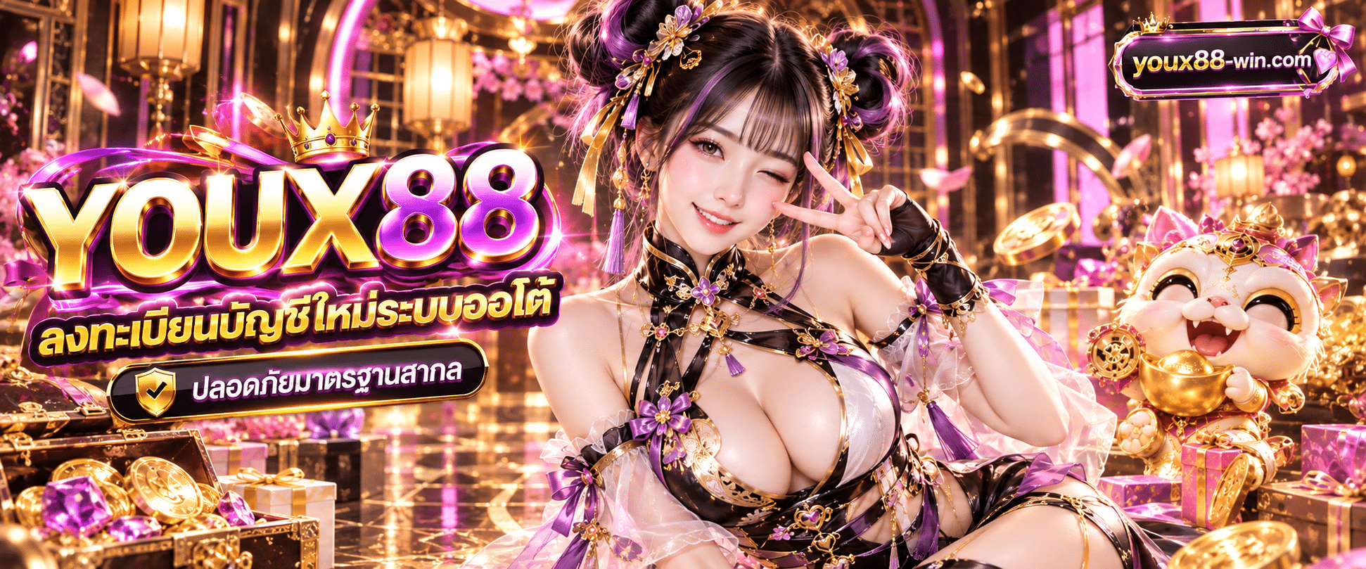 หน้าต่างป๊อปอัปแบบฟอร์มลงทะเบียนสมัครสมาชิกบนเว็บไซต์ YOUX88 เพื่อเริ่มต้นตั้งค่าบัญชีใช้งานส่วนบุคคล